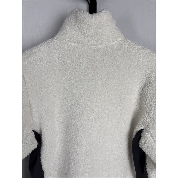 Helly Hansen Fleece Jacket Women's Small White High Pile Full Zip Stretch Panels - Picture 8 of 12